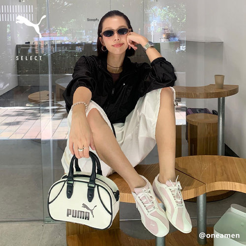 BELLA薄底鞋经典复古美拉德风撞色运动鞋女PUMA彪马休闲鞋404709 - 图2