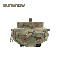 (Solar Snowy) Agilite Six Six Pack Hanger Pouch Military Versatile Purse Day Snow