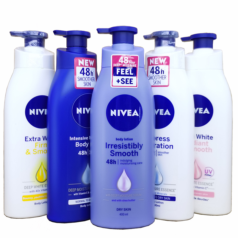 Nivea body lotion妮维雅身体乳丝滑保湿止痒润肤露修护紧致进口