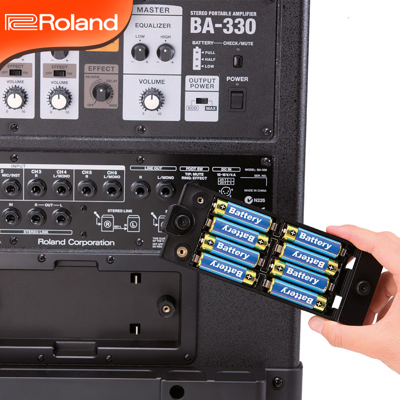 Roland罗兰 BA-330 BA330多功能立体声音箱吉他键盘电箱琴便携-图2