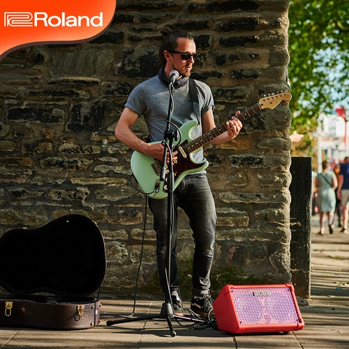 Roland Cube Street Ex Guitar Disceer Outdoor Roadshow Singing Audio Street знаменитости живая трансляция и пение k песни