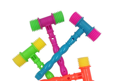 儿童bb锤敲击响锤发声锤敲打可带声音摇床摇铃亲子玩具热卖 虎窝淘