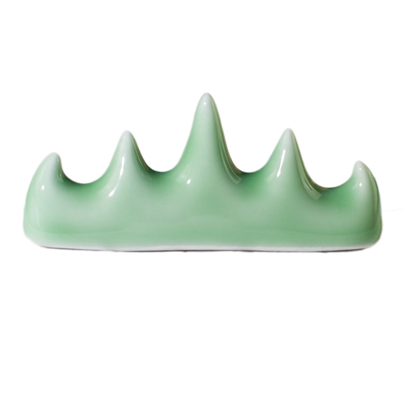 景德镇陶瓷笔搁笔架山学生文房四宝国画毛笔收纳书法培训班小礼品,淘宝优惠券,粉丝福利购,淘宝优惠卷