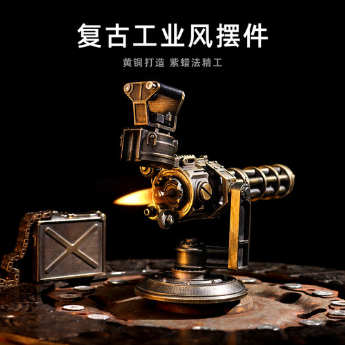 加特林仕保罗正品煤油打火机防风原创edc潮玩黄铜收藏品男士好物 - 图0