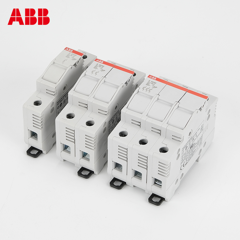 ABB熔断器底座E91/32 E91hN  E91/20隔离开关E92/32导轨式保险丝 - 图0