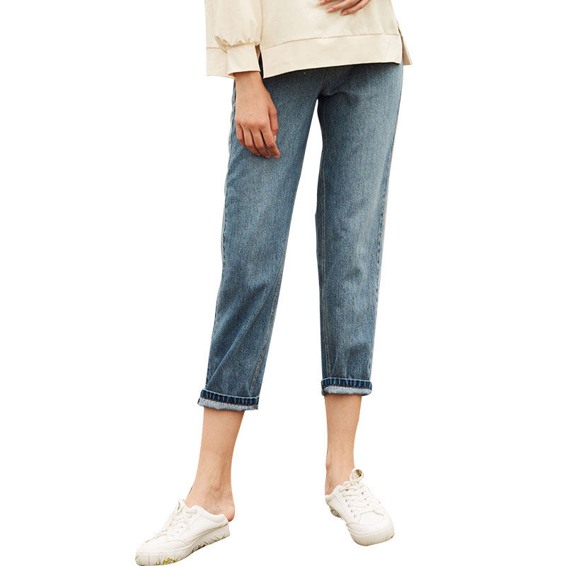 快乐屋孕妇裤秋季外穿秋装牛仔裤 快乐屋孕妇打底裤