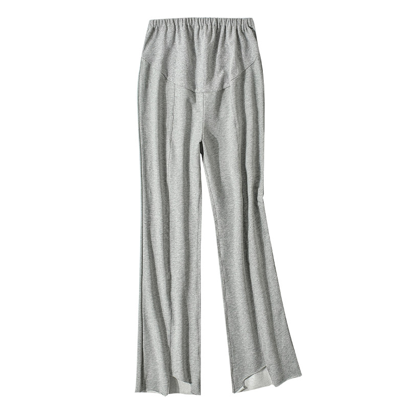 快乐屋孕妇2020春新款不规则喇叭裤 快乐屋孕妇喇叭裤