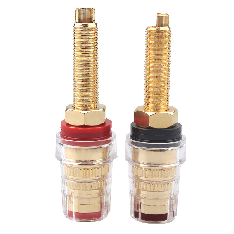 发烧纯铜接线柱长柱 HiFi音响音箱扬声器喇叭线香蕉头插座母座,淘宝优惠券,粉丝福利购,淘宝优惠卷