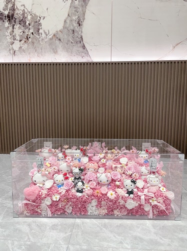 Hellokitty永生花礼盒520情人节七夕送女朋友礼物送闺蜜生日礼物 - 图1