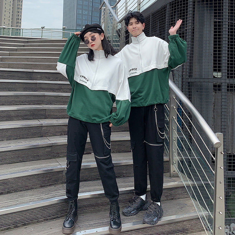 情侣装秋装ins超火港风运动卫衣 lynley卫衣/绒衫