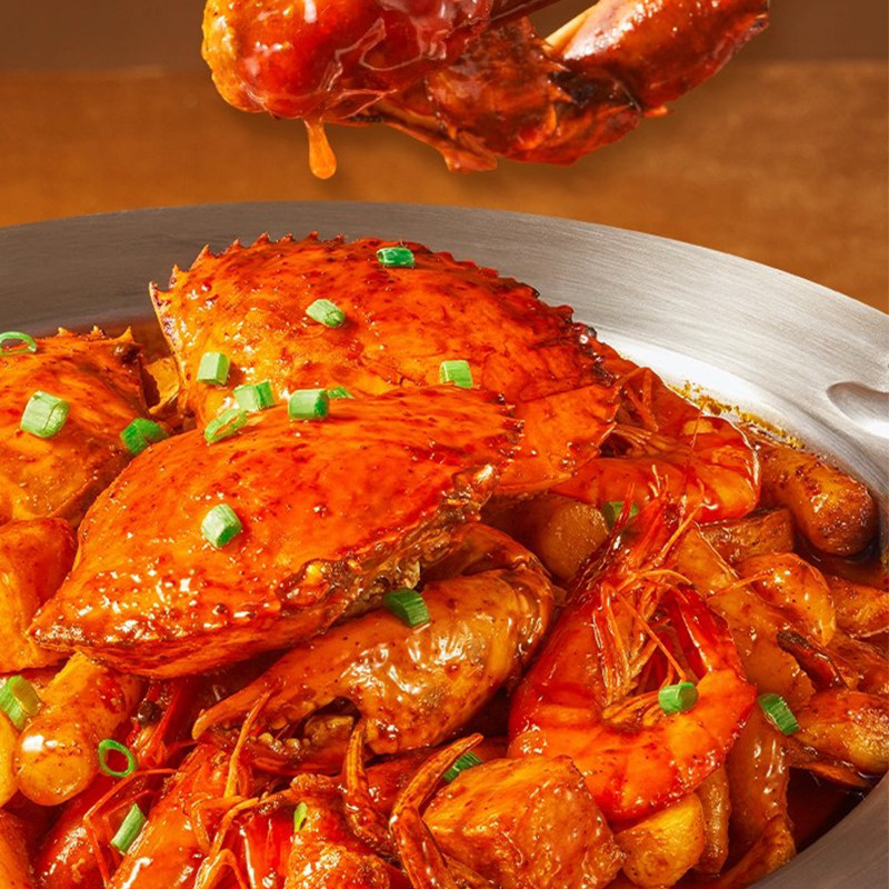 加点滋味招牌肉蟹煲调料120g袋装鸡爪煲鸡汁明虾香辣酱,淘宝优惠券,粉丝福利购,淘宝优惠卷