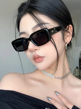 复古猫眼墨镜女gm2024新款高级感网红防紫外线方圆脸偏光太阳眼镜