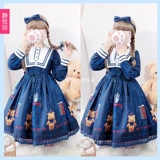 Оригинальный милый лонгслив, наряд маленькой принцессы, Lolita OP, стиль Лолита