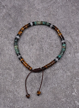 pohier宝喜儿非洲绿松石手链