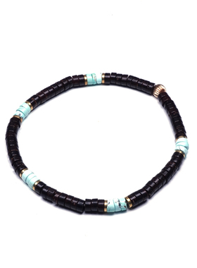 pohier宝喜儿天然原矿椰壳手链