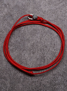 pohier宝喜儿情侣十字花银扣手链