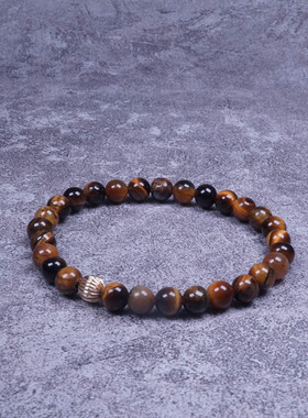 pohier原创14k包金款矿石手链