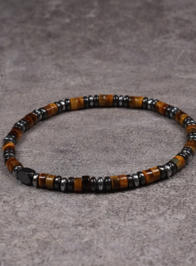 POHIER虎眼石情侣手链