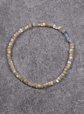 pohier纯银海贝壳手链