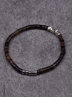 pohier宝喜儿男女天然贝壳手链