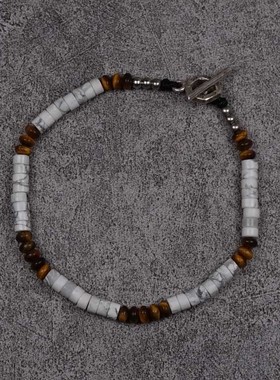 pohier宝喜儿男女虎眼石手链