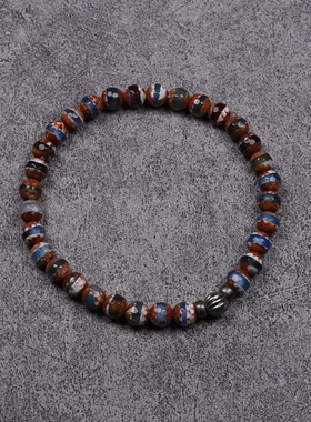 pohier宝喜儿复古玛瑙手链