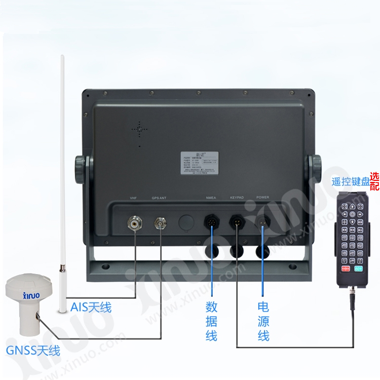 10寸大屏幕新诺1069B防避碰仪AIS海图机北斗GPS双卫星定位导航仪-图2