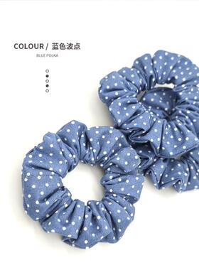 大肠圈布艺波点头绳发绳
