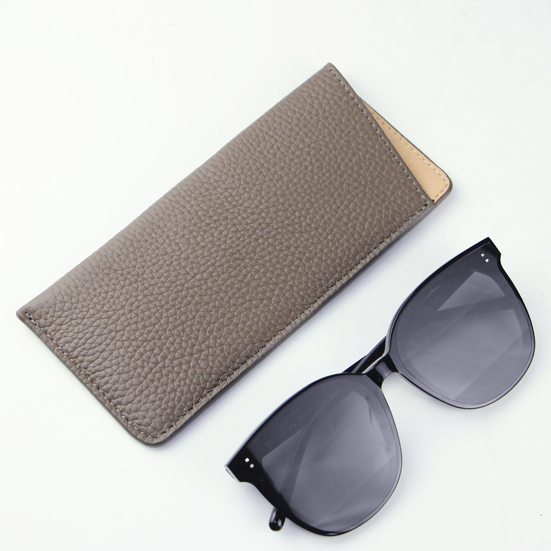 日系复古真皮眼镜盒男工高级感近视便携牛皮收纳盒太阳墨镜眼镜袋,淘宝优惠券,粉丝福利购,淘宝优惠卷