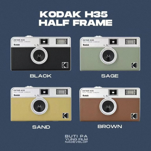 正品Kodak柯达EKTAR H35半格胶片相机复古胶卷傻瓜机学生创意礼物 - 图0