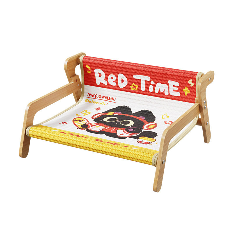 实木猫抓板窝剑麻耐磨不掉屑猫窝玩具猫咪猫爪板猫床贵妃沙发躺椅,淘宝优惠券,粉丝福利购,淘宝优惠卷