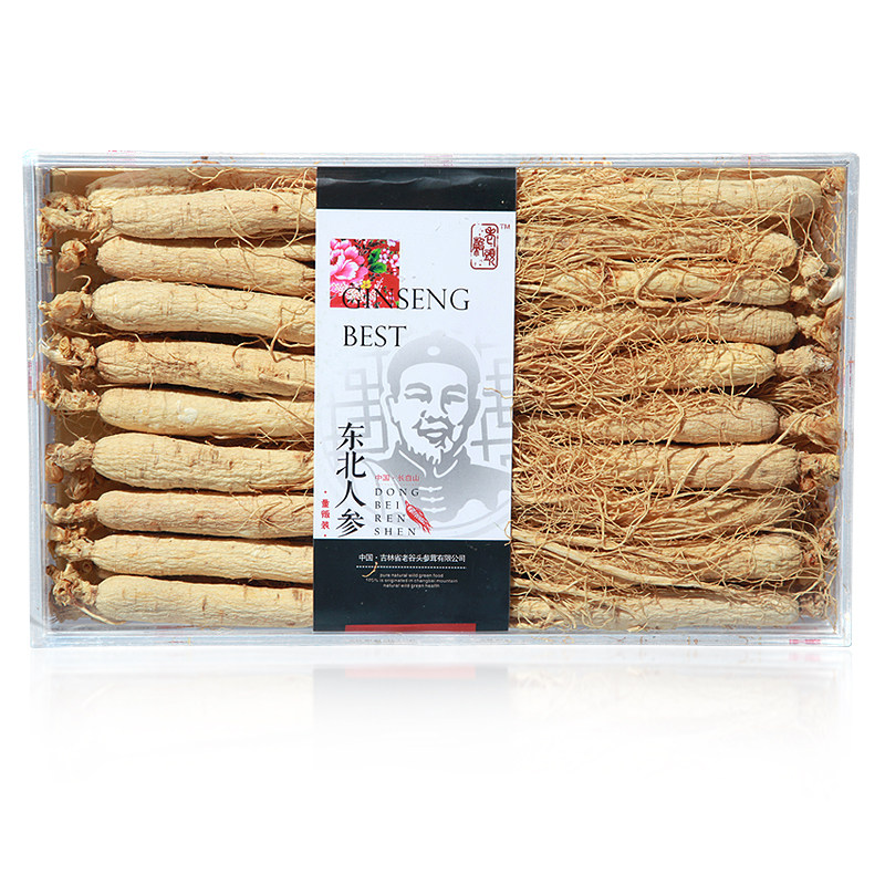 老谷头吉林长白山礼盒装生晒参 老谷头人参/园参及其制品