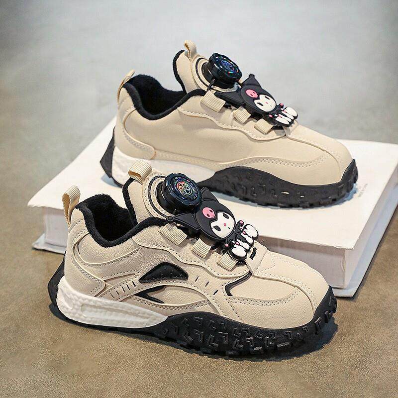 库洛米女童鞋子冬季2024新款加绒保暖儿童运动棉鞋中大童女孩板鞋,淘宝优惠券,粉丝福利购,淘宝优惠卷