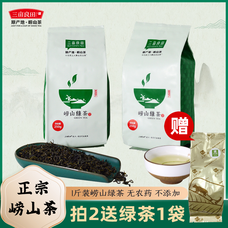 崂山绿茶2023新茶袋装500g青岛特产一级高档浓香散装茶叶云雾春茶