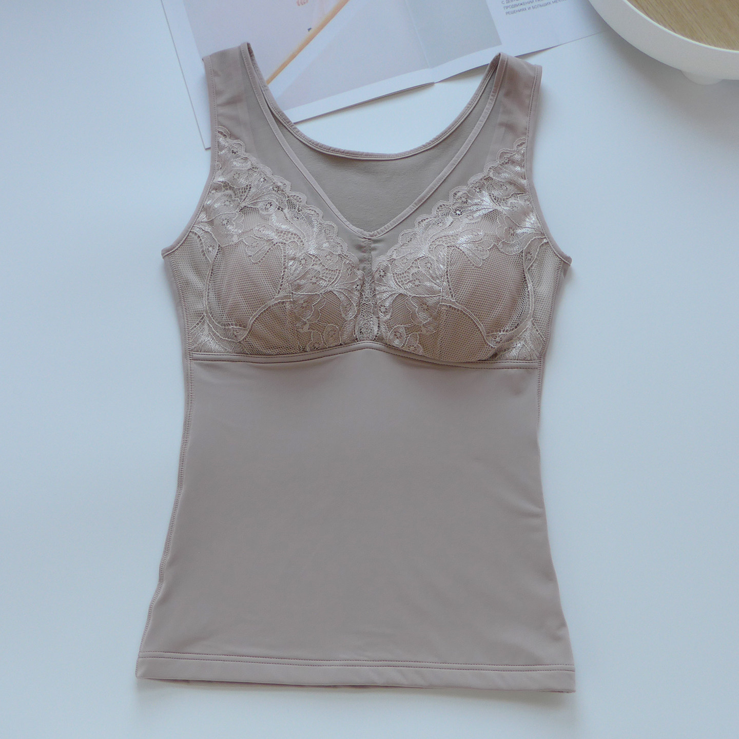 清仓小瑕疵厚款保暖背心女带胸垫固定杯冬天防寒内搭打底内衣,淘宝优惠券,粉丝福利购,淘宝优惠卷