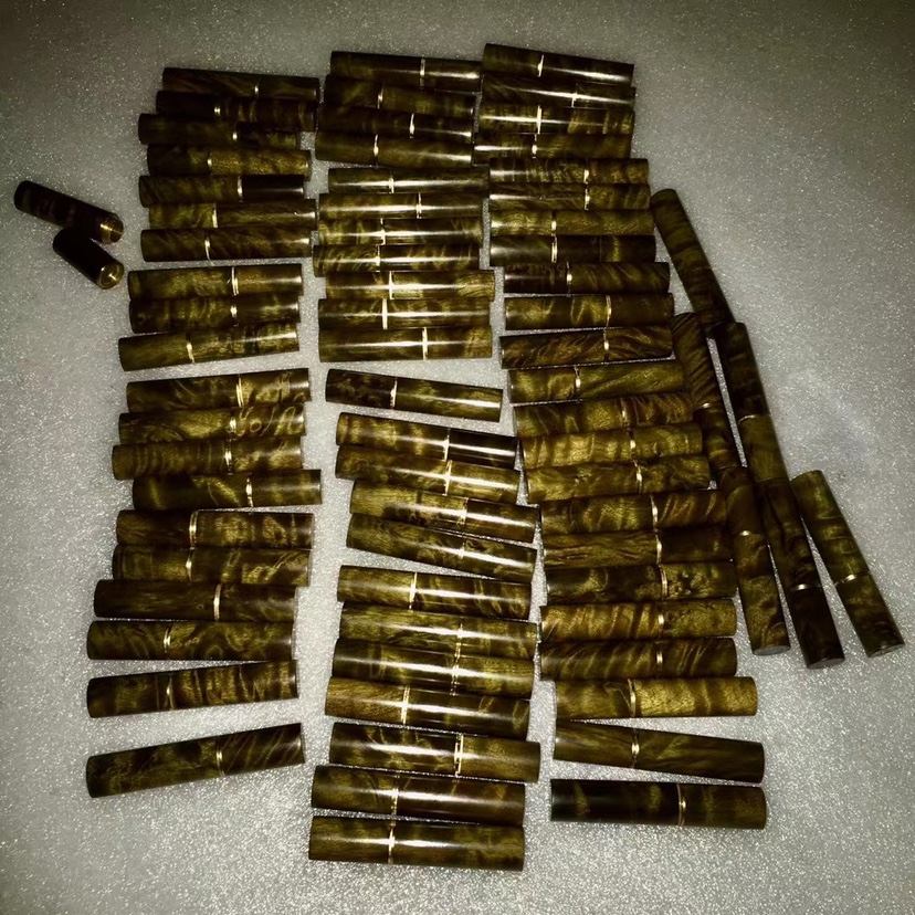 正宗金丝楠木小叶桢楠阴沉木乌木迷你牙签筒居家日用收纳用具包邮 - 图0