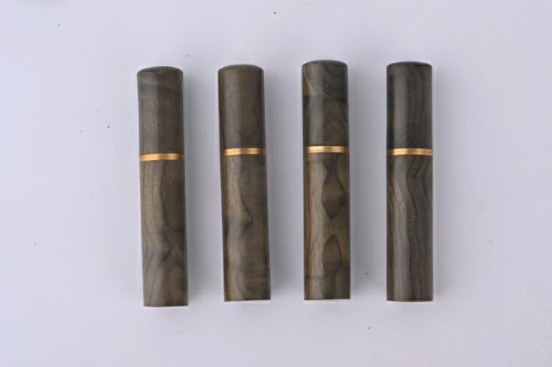 正宗金丝楠木小叶桢楠阴沉木乌木迷你牙签筒居家日用收纳用具包邮 - 图3