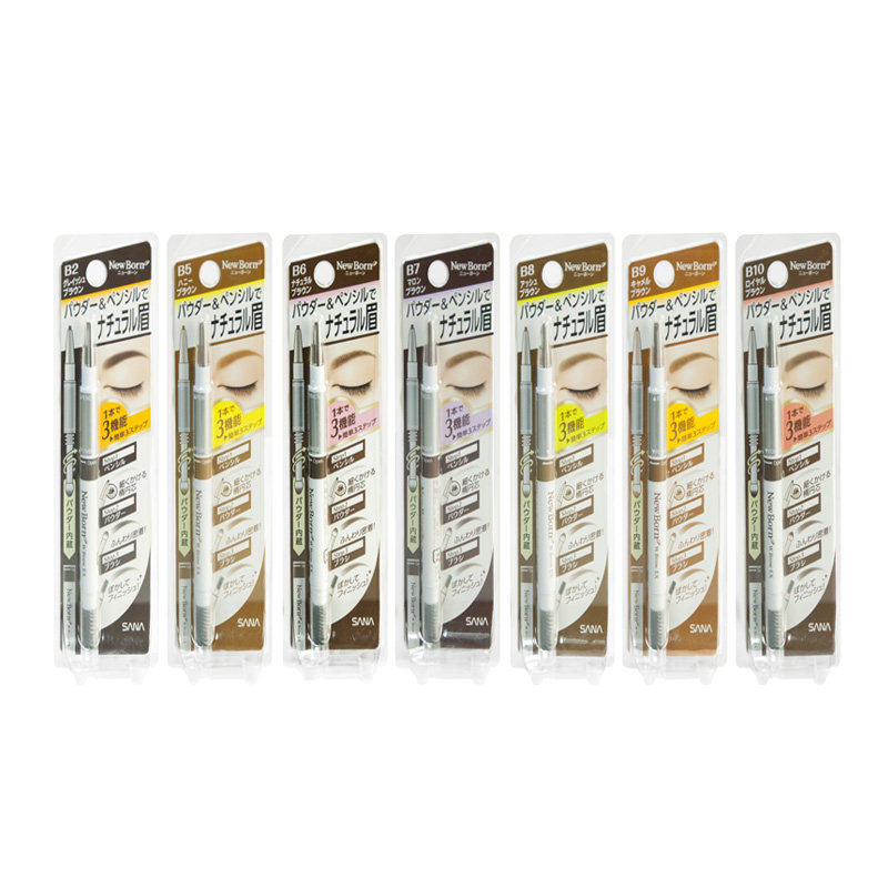 日本原装莎娜sana三合一眉笔防水持久不脱色防晕染初学者自然眉粉,淘宝优惠券,粉丝福利购,淘宝优惠卷