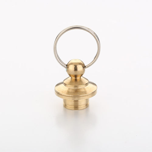 葫芦铜盖口盖子配件酒壶塞子嘴冒 铜镶口 鼻烟壶挂绳   一件5只 - 图3