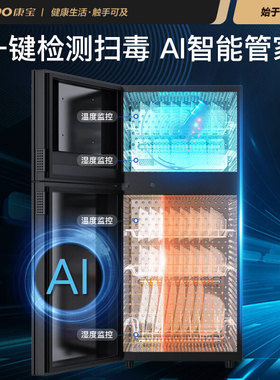 【新品】康宝XDZ300-LC7A消毒柜家用立式双门高端智能碗筷消毒
