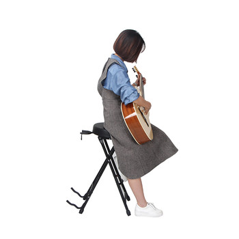 Bass guitar stool folk guitar stand electric guitar stool stand folding seat guitar stand footstool