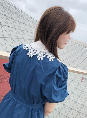 刺绣花边小披肩女斗篷白色配裙子