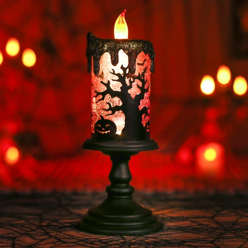 Украшения на Хэллоуин, подсвечники, макет сцены, призрачные огни, ночные огни, украшения торговых центров, бары, дома с привидениями, реквизит ужасов