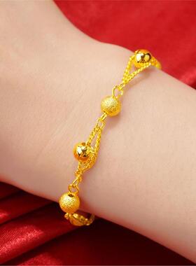 2026新款爆款古法真金色手链送礼