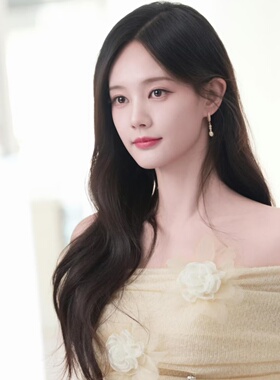 美人余李一桐余梦同款耳环女天然淡水珍珠微镶锆石水滴高级感耳饰
