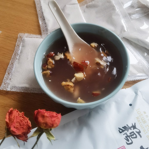 湖北特产。爱荷 纯藕粉 400克　配料中只有莲藕 - 图0