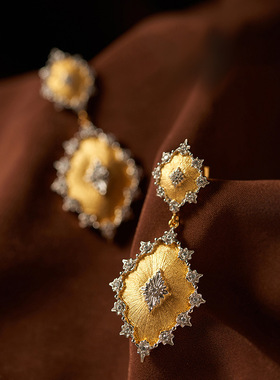 意大利工艺吊坠项链蕾丝