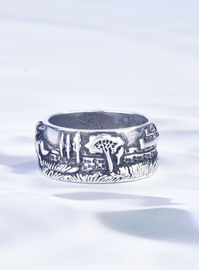 新款雕刻系列龙与圣乔治之战骑马