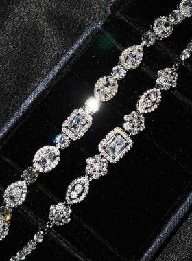 高碳钻网红手链女ins小众