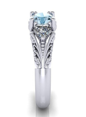 热卖饰品新款欧美镶嵌蓝宝石厂家